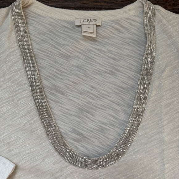 J. Crew Women's Beaded Scoop Neck Tops - Set of 3 - Picture 4 of 7